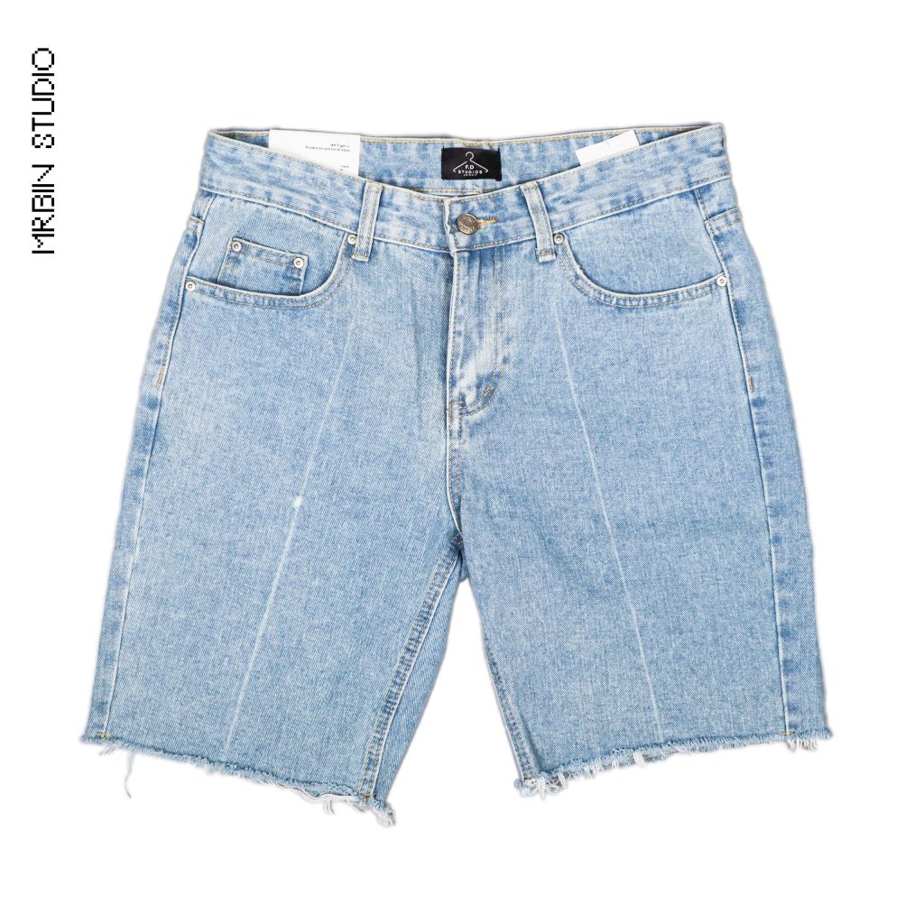  QS19 Short Jeans Rách Lai 