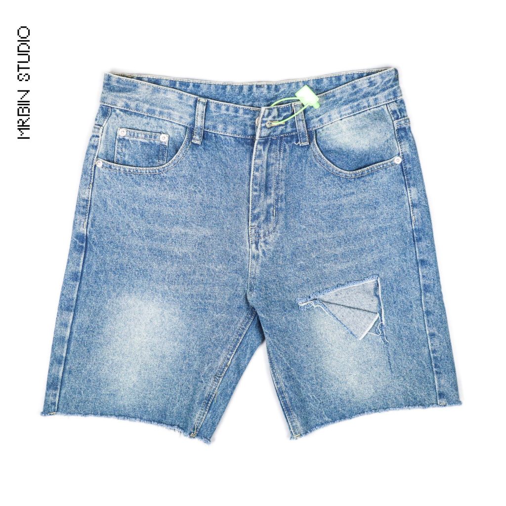  QS20 Short Jeans Rách Ống 