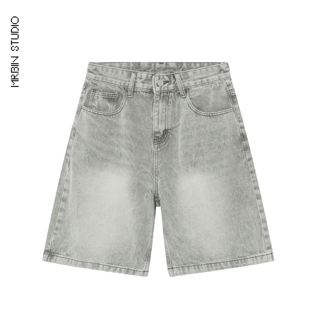  QS42 Short Jeans Trơn Wash 