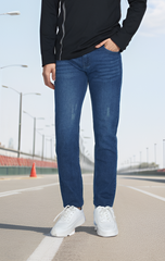 Quần bò nam form Slimfit thiết kế Tezo - 24QBDT009