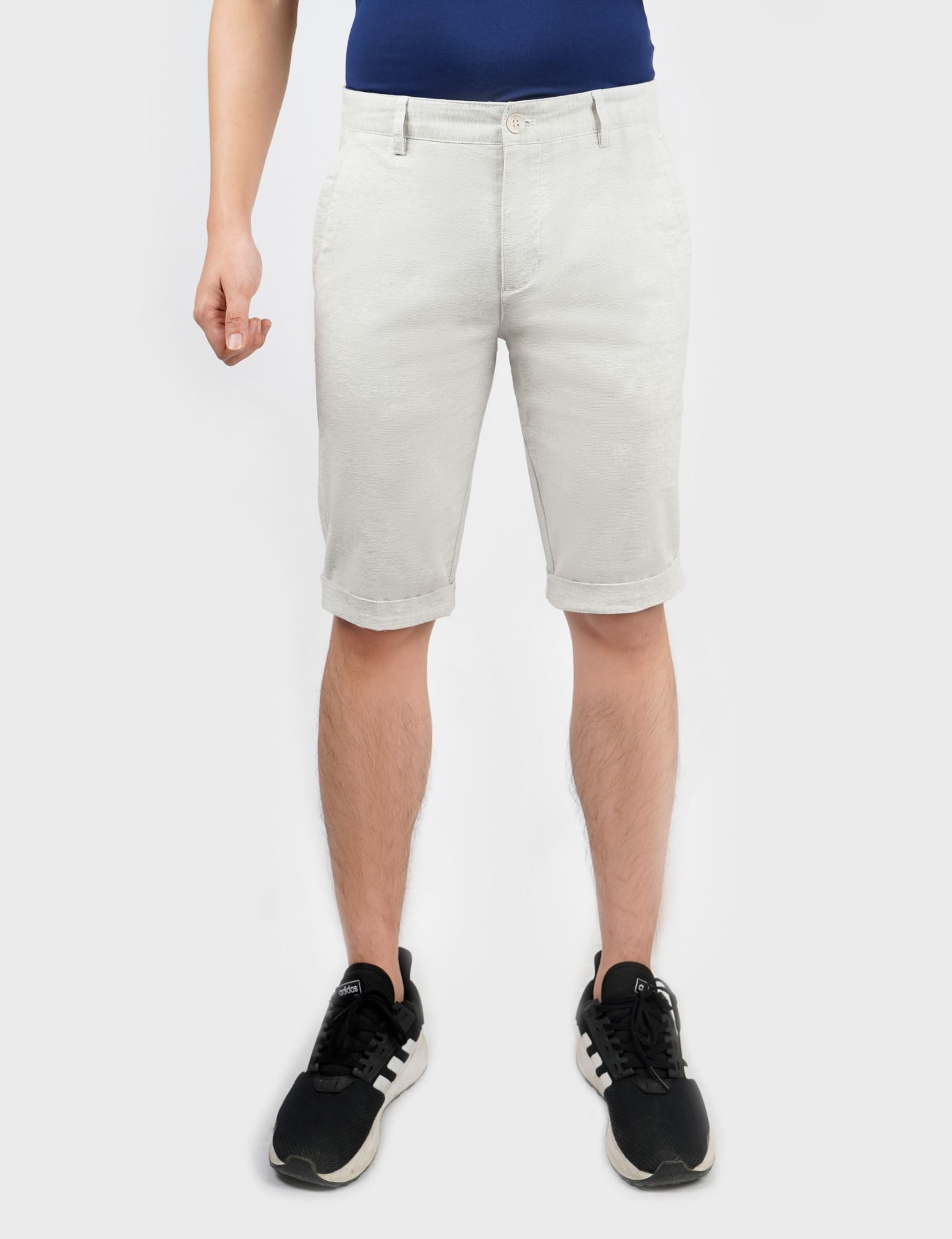 Quần ngố kaki, ghi sáng - 2104QNKB02GHS