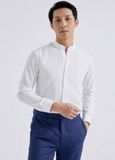 Áo sơ mi trơn cổ trụ