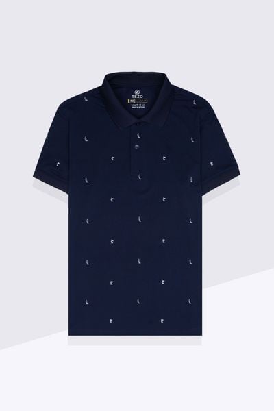 Áo polo nam thiết kế in tràn thân họa tiết logo Tezo - 24APCH061