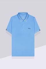Áo polo nam thiết kế phối bo thêu ngực Tezo - 24APCT059