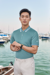 Áo polo nam thể thao thêu tay Tezo - 25APCT090