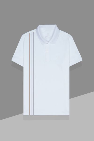 Áo polo nam thiết kế in dọc thân Tezo - 24APCT062