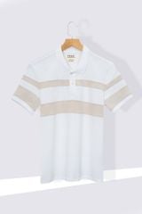 Áo polo nam thiết kế phối màu ngực Tezo - 22APCT008