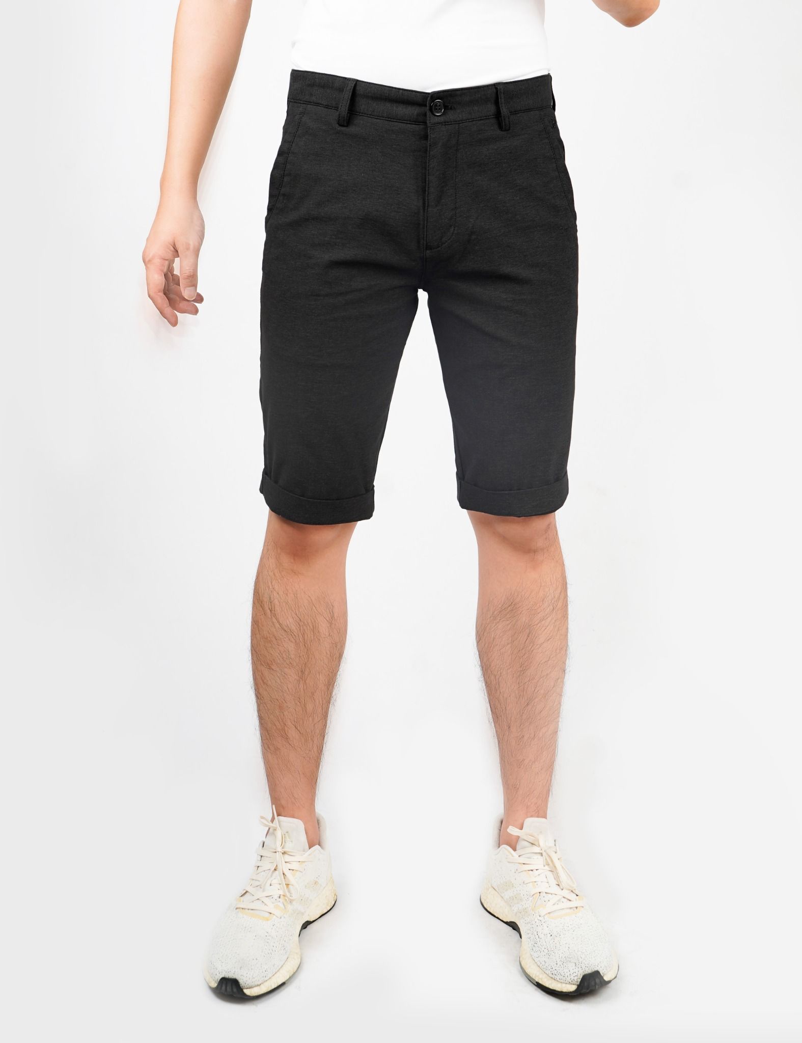 Quần ngố kaki, đen - 2104QNKB02DEN
