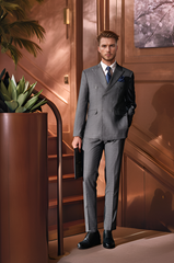 Áo vest 6 cúc kẻ caro Tezo - 22AVBC025