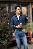 Áo sơ mi dài tay cơ bản Tezo - 23SMDB041