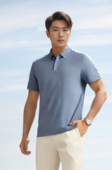 Áo polo nam thể thao in dọc sườn Tezo - 24APCT049