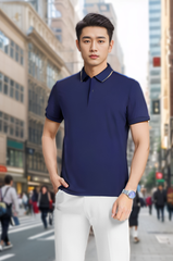 Áo polo nam thể thao in dọc sườn Tezo - 24APCT049