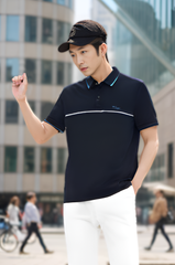 Áo polo nam thiết kế line ngực Rayon Tezo - 24APCT057