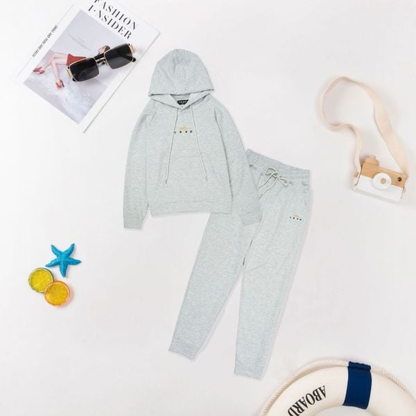Bộ nỉ nữ hoodie Tezo - B22ANMT008