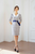 SYO - Azalea Dress ĐẦM CỔ PHỐI TRẮNG - TRẮNG KẺ - D4820003-T-S