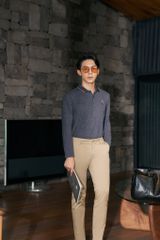 Áo polo nam dài tay thêu họa tiết đàn Tezo - 22APDT001