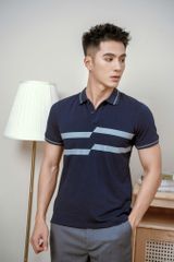 Áo polo nam in phối ghi Tezo - 2112APCT07