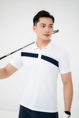 Áo polo nam thiết kế phối ngực Tezo - 24APCT063