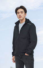 Áo gió nam có mũ công nghệ chống nước Gore Tex Tezo - 24AG2T018