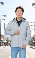 Áo gió nam có mũ công nghệ chống nước Gore Tex Tezo - 24AG2T018
