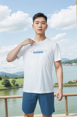 Áo phông nam thể thao in ngực Tezo - 25APOH037