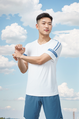 Áo phông nam thể thao in tay Tezo - 25APOH036