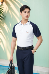 Áo polo nam tay Raglan thêu ngực Tezo - 23APCT034