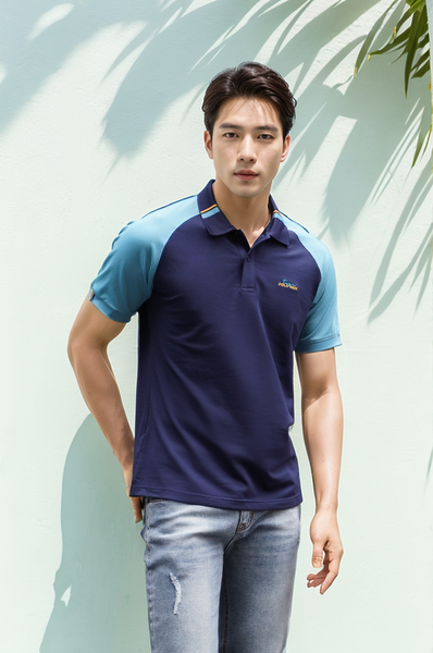 Áo polo nam tay Raglan thêu ngực Tezo - 23APCT034