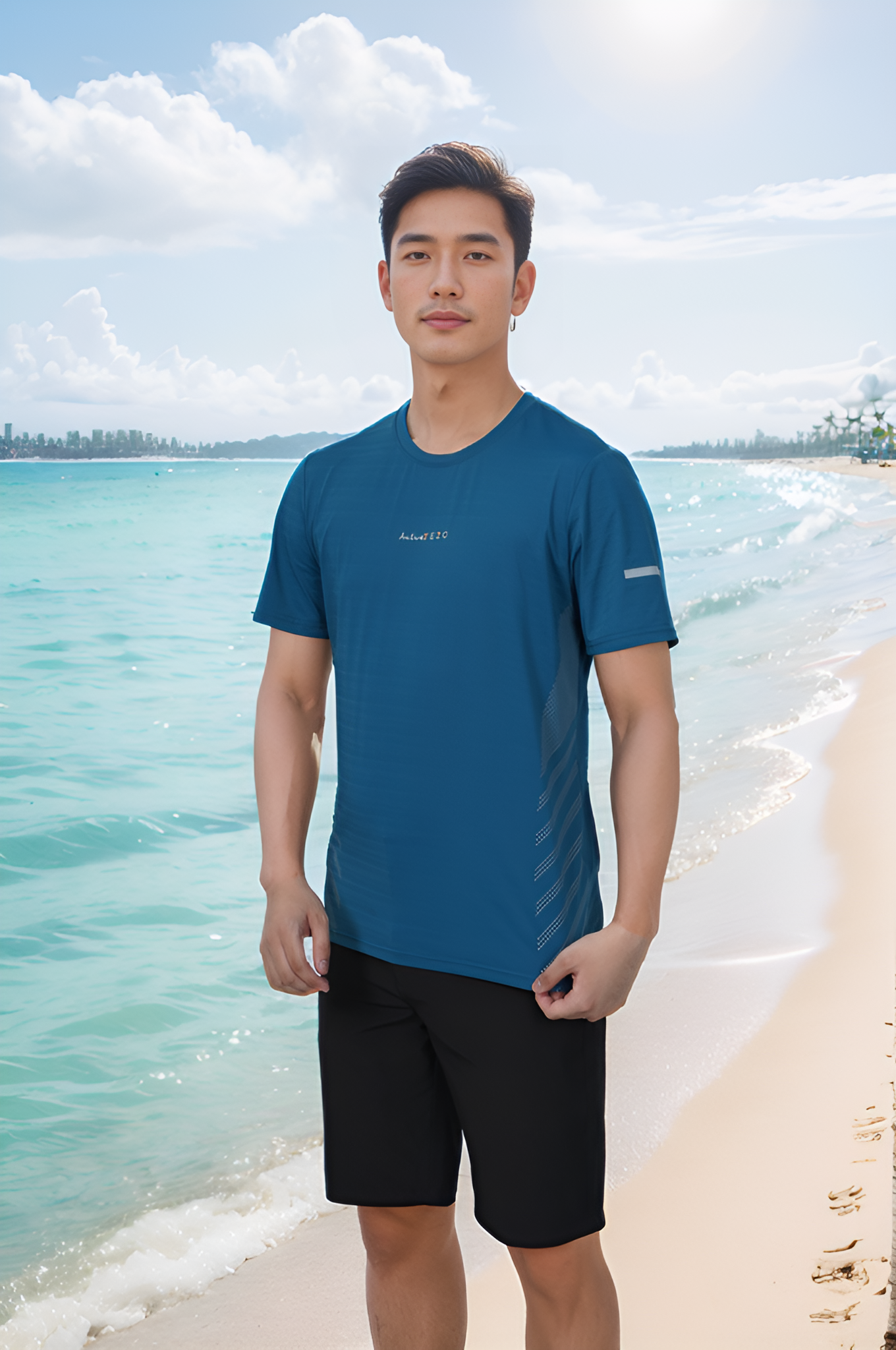 Áo phông nam thể thao FitPro Tezo - 25APOT044