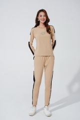 Bộ dài cotton nữ in chữ OOPS Tezo - 22ACOT002