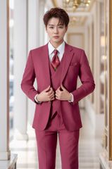 Bộ vest 2 cúc trơn cao cấp Tezo - MAAO04