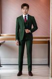 Bộ vest 2 cúc trơn cao cấp Tezo - MAAO02