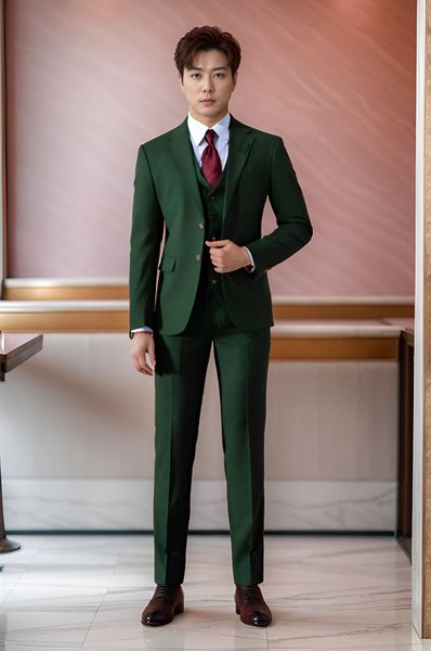 Bộ vest 2 cúc trơn cao cấp Tezo - MAAO02