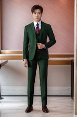 Bộ vest 2 cúc trơn cao cấp Tezo - MAAO02