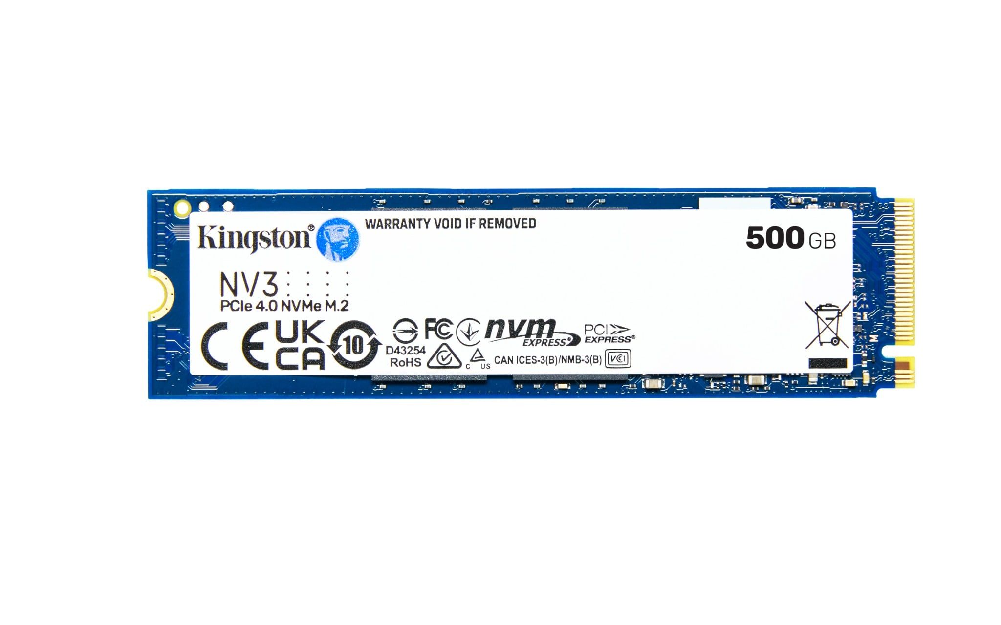 Ổ cứng SSD Kingston NV2 500GB PCIe 4.0 x4 NVMe M.2 (SNV2S/500G)