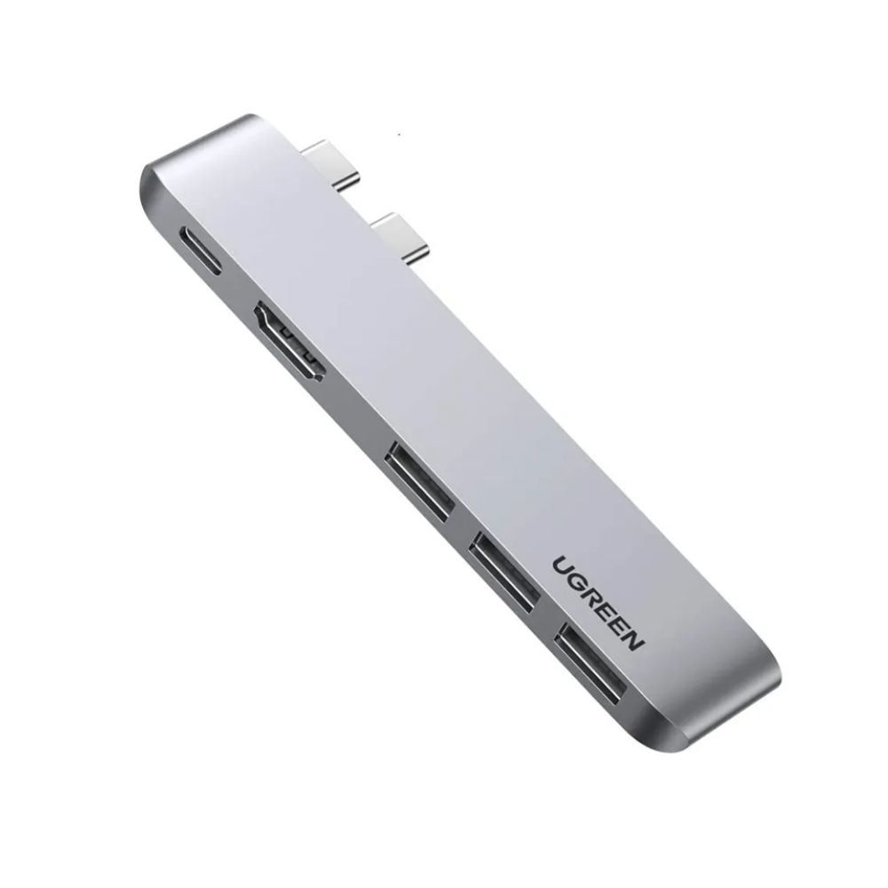 Bộ chuyển đổi USB-C sang 3*USB 3.0+HDMI+SD&TF Ugreen ( 60559)