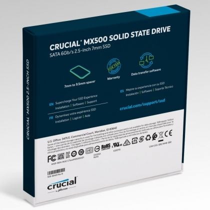 Ổ cứng SSD 500GB Crucial MX500 2.5-Inch SATA III