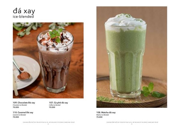  Ice-blended / Đá Xay 