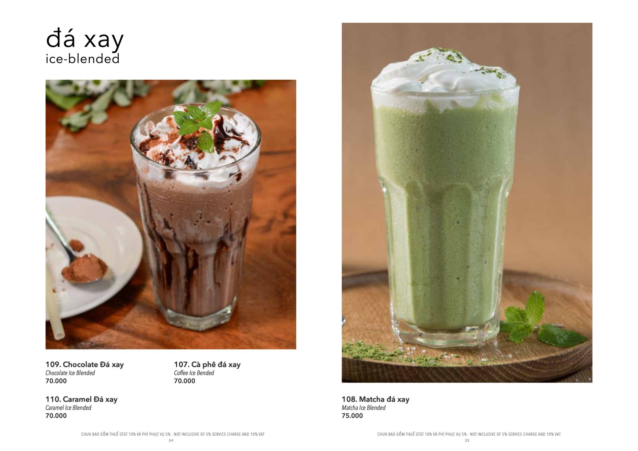  Ice-blended / Đá Xay 