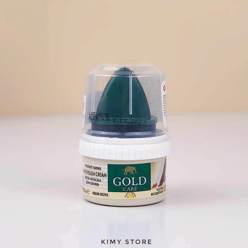 xi đánh giày cao cấp dạng kem gold care