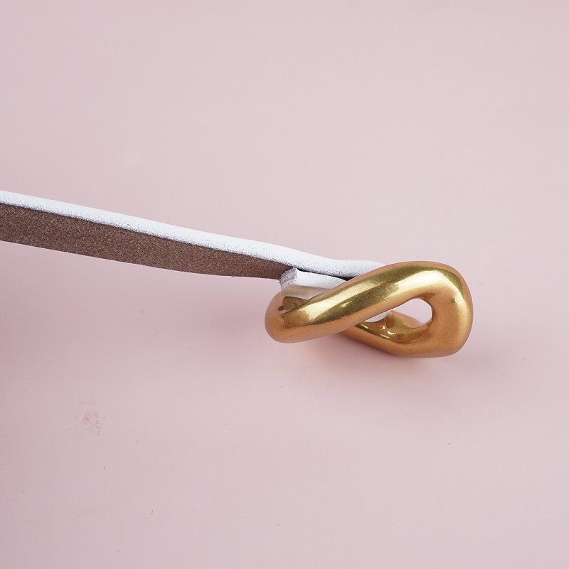 thắt lưng nữ da thật bản 1cm