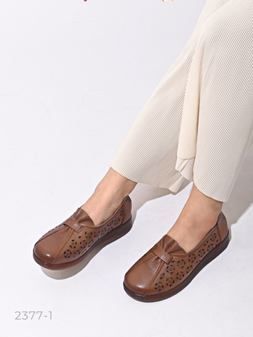 Bệt da dê 3cm rúm hai bên dập lazer 2377-1