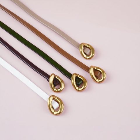 Thắt lưng nữ da thật bản 1cm