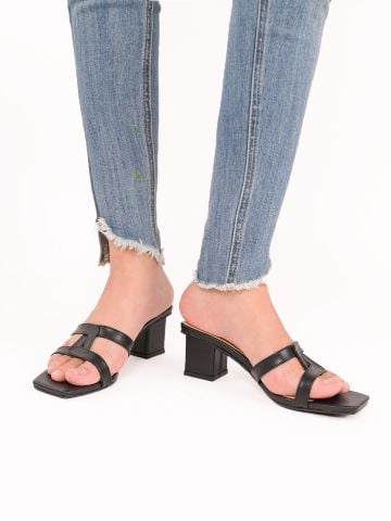 Guốc Knots da mềm 2 quai da móc vuông