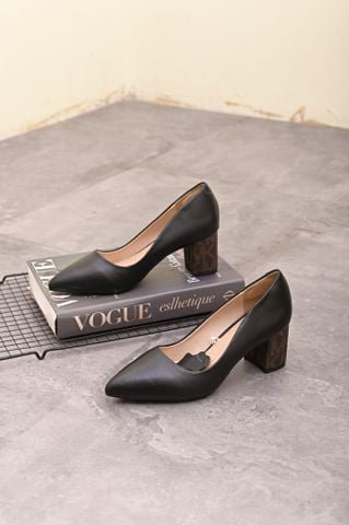 Giày cao gót công sở basic mũi nhọn gót trụ 5,5cm