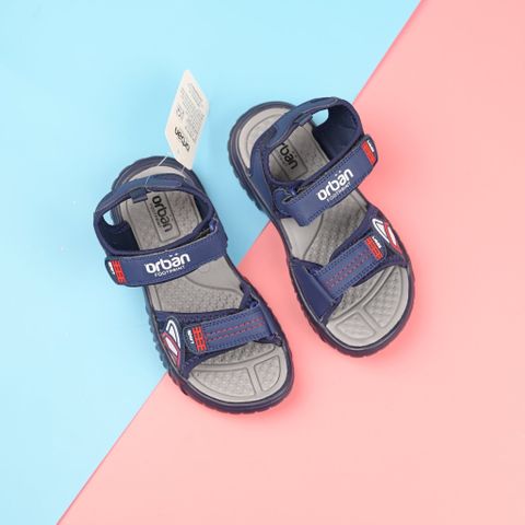 Xăng đan URBAN quai dập họa tiết cho bé trai hàng VNXK