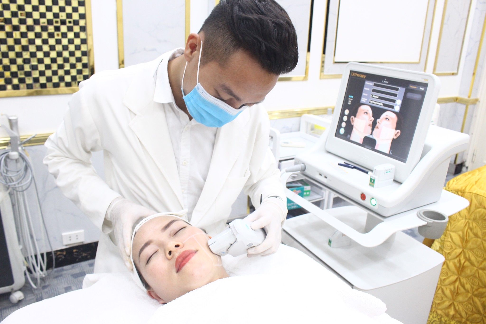 Kết quả hình ảnh cho kết quả nâng cơ ultherapy