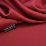  Vỏ Gối Nằm (x1) Gòn Bedding Lụa Tencel Satin 60s Plain Aesthetic Màu Đỏ Bordeaux 