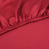  Ga Giường Bo Thun Gòn Bedding Lụa Tencel Satin 60s Màu Đỏ Bordeaux 