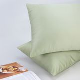  Vỏ Gối Nằm (x1) Gòn Bedding Lụa Tencel Satin 60s Plain Aesthetic Màu Xanh Bơ 